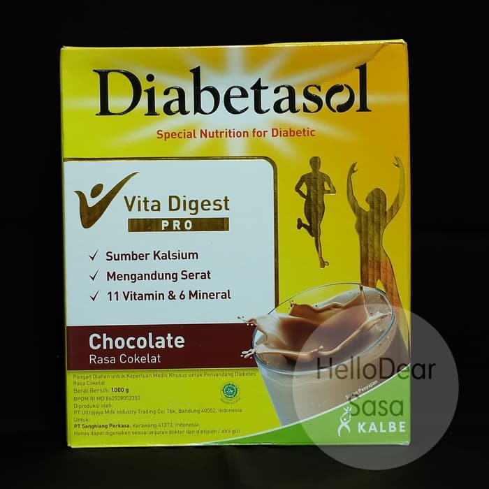[COD] Diabetasol Susu Diabetes Coklat 1000Gr Terbatas