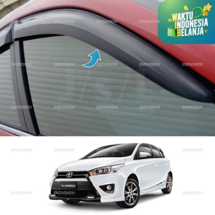 [Original] Talang Air Grand All New Yaris 2014 2017 Side Visor Injection Terbatas