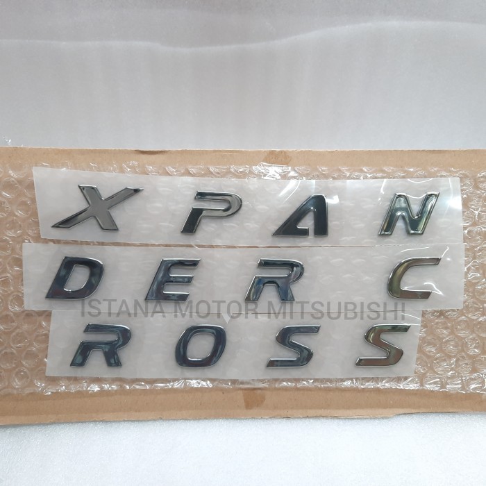 [Original] Emblem Hood Kap Mesin Chrome Mitsubishi Xpander Cross Diskon