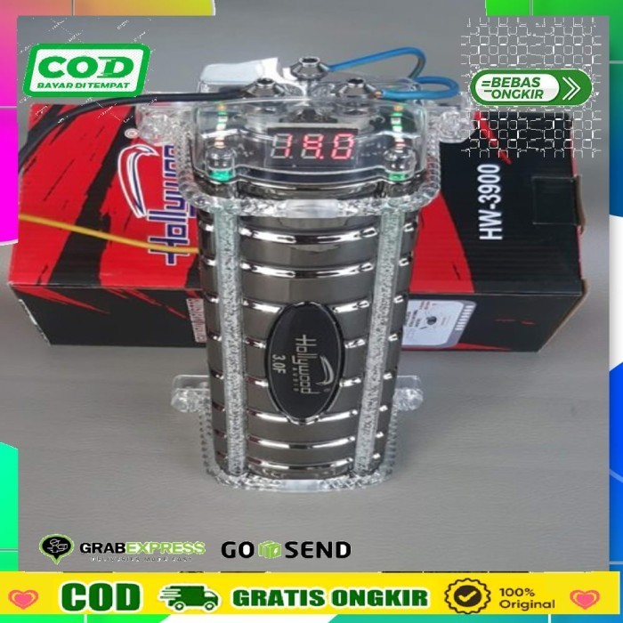 [Original] Capasitor Kapasitor Bank Digital Audio Mobil 3.0 3 Farad Hollywood Berkualitas