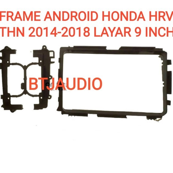 ✅Baru Frame Audio Double Din Tv Android Honda Hrv 2014-2018 Ukuran 9 Inch Diskon