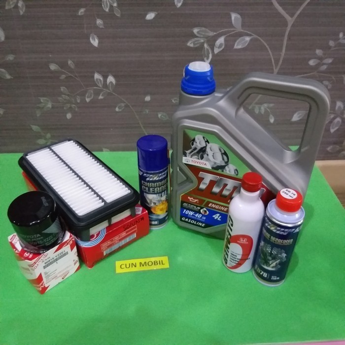 ✅COD Paket Ganti Oli Mesin Tmo 10W-40 Soluna Ada 6 Item Terbatas