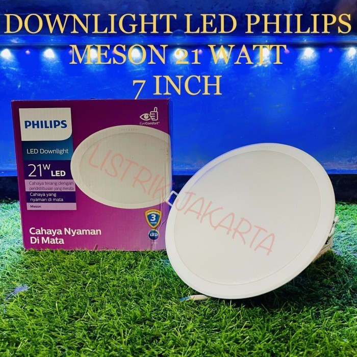 LAMPU PHILIPS LED DOWNLIGHT MESON 21 WATT 21W 21WATT 21 W 7 INCH 7"