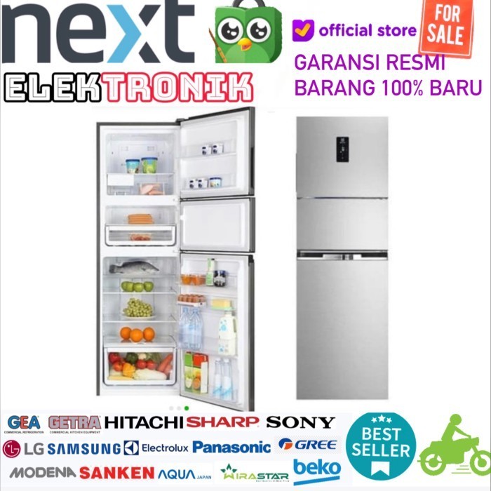 [Baru] Electrolux Eme3700H Kulkas 3 Pintu Garansi Resmi Eme 3700 Nutrifresh Berkualitas