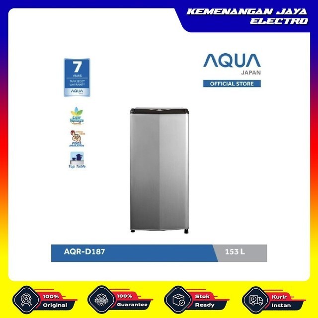 [Baru] Aqua Kulkas 1 Pintu Aqr-D187 S Terbaru