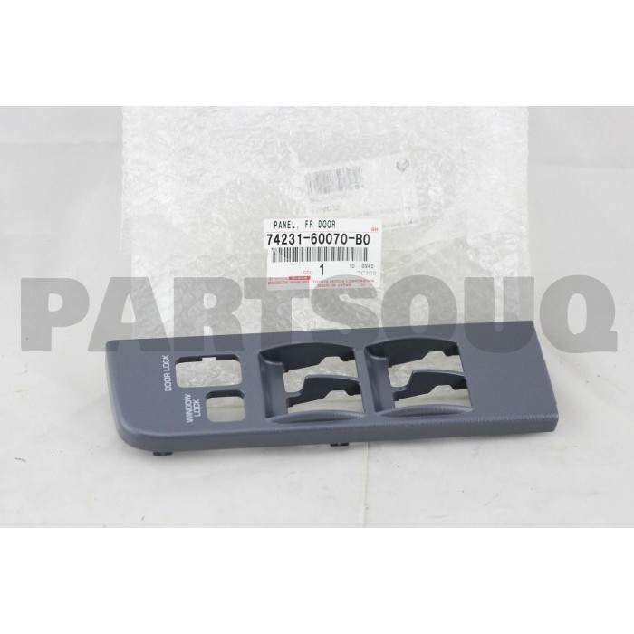[Baru] Cover Panel Master Switch Landcruiser Vx80 74231-60070-B0 Ori Berkualitas