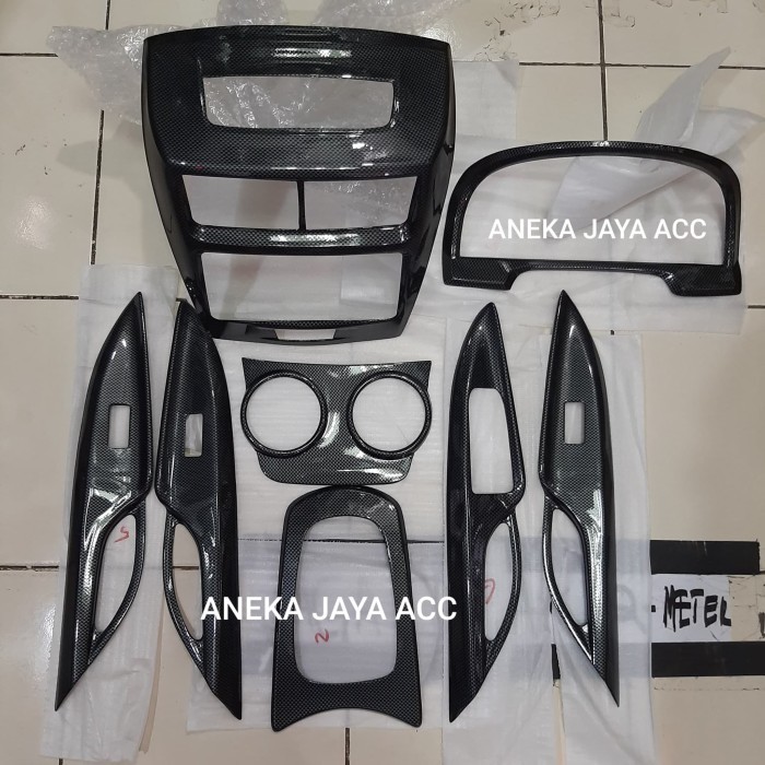 [Baru] Panel Carbon Interior All New Xenia Avanza Veloz 2012 - 2017 Isi 8Pcs Limited