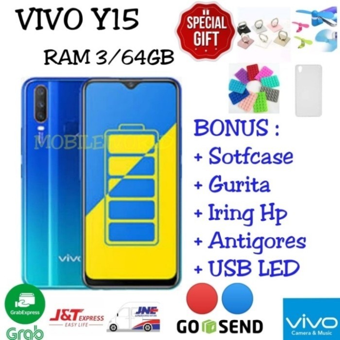 [Baru] Hp Vivo Y15 Ram 3 Rom 64 Terbatas