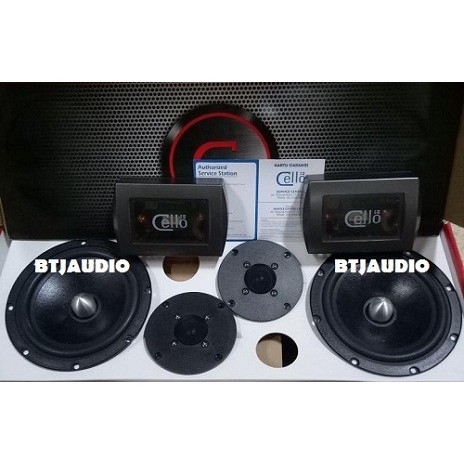 [Baru] Speaker Split/Component 2 Way Cello Performance 6 Tweeter Dome 4 Inch Berkualitas