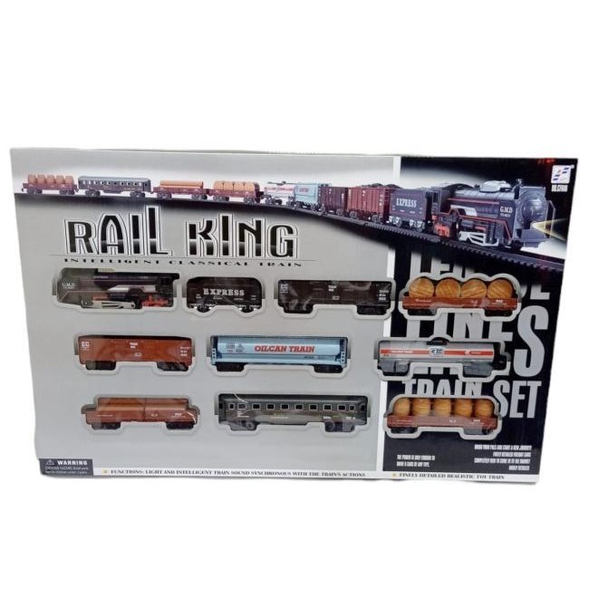 Mainan Miniatur Kereta Api Rail King Jumbo Berwesel 112 cm 19033-8 peterstorez