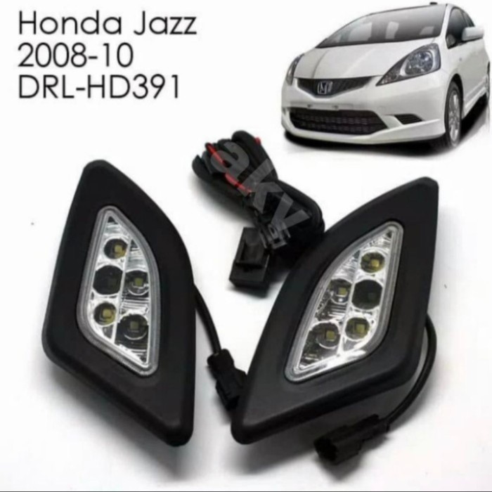 [New] Foglamp Drl Honda Jazz 2008-2010 Rs Premium Limited