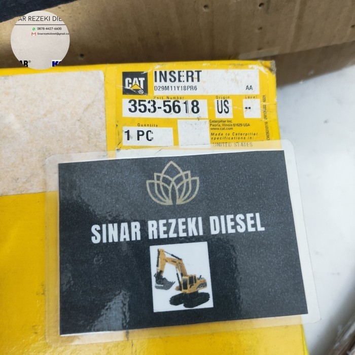 ✅New 353-5618 / 3535618 / 353 5618 Insert Genuine Part Cat Terbaru
