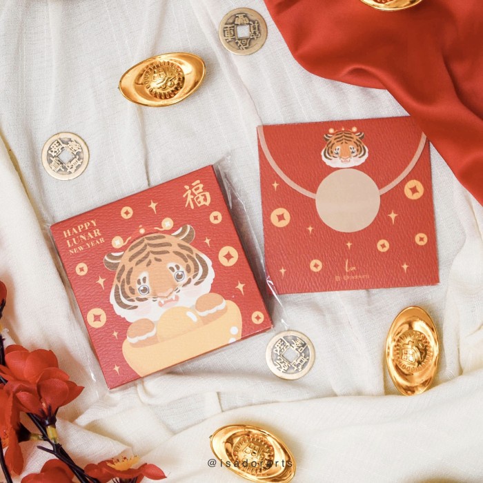 

Angpao Imlek 2022 Macan Tiger / Hong Bao / Angpau / Amplop Uang - Mini