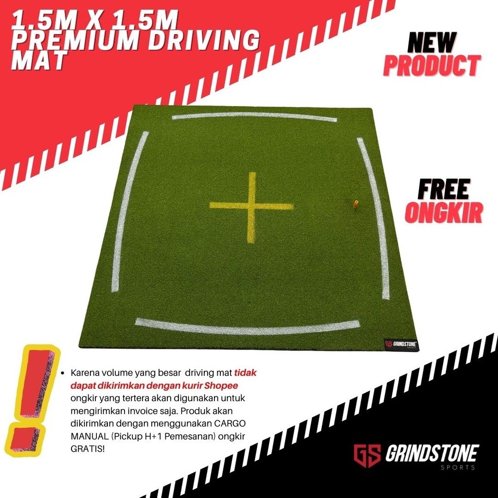 Golf Driving Mat - Matras Karpet Rumput Driving Golf
