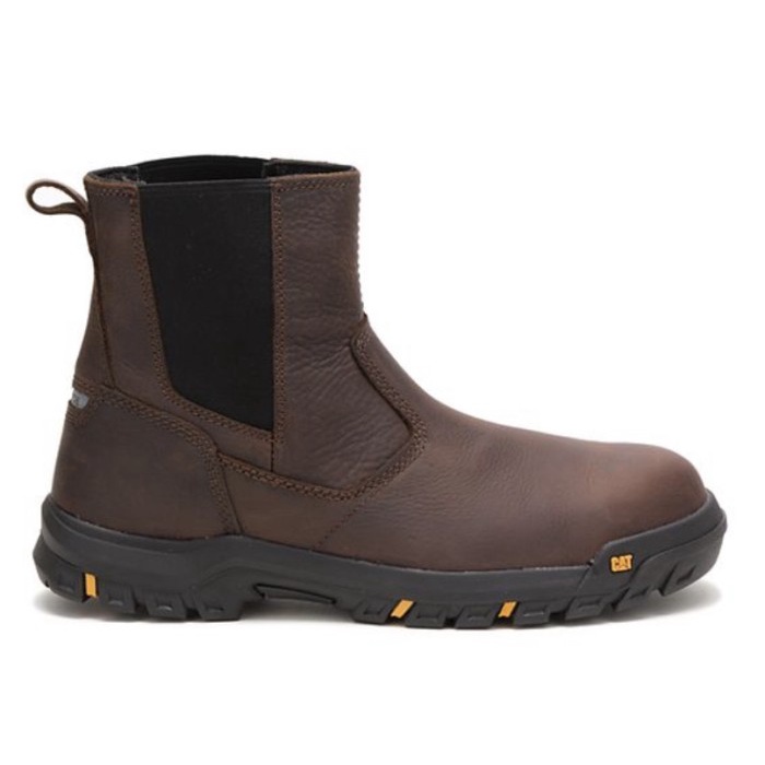 ✅New Sepatu Safety Caterpillar Wheelbase St Clay Ori With Box Diskon