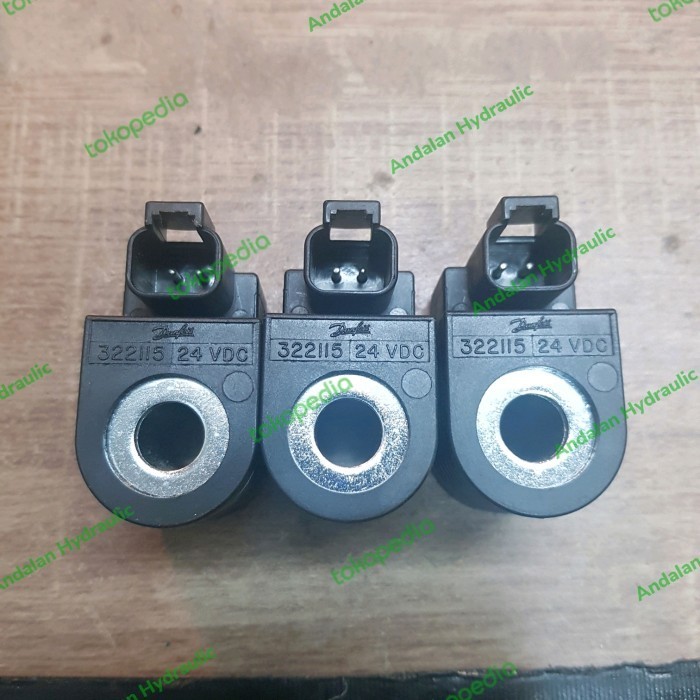 ✅New Coil Solenoid Danfoss 322115 24Vdc / Coil Danfoss For Sakai 322115 Terbatas