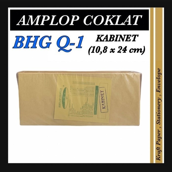 

Amplop 80Gr Ukuran 1Pack Isi 100Lbr