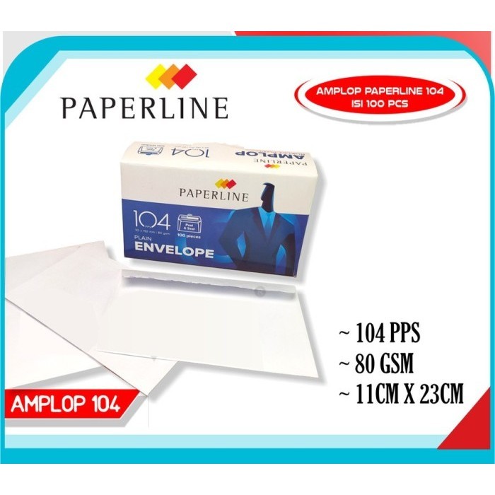 

Amplop Putih Polos Paperline 104