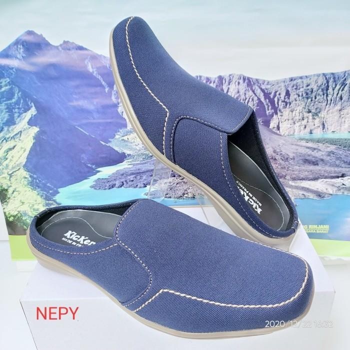BISA COD - SEPATU SLOP/SLOP SEPATU/BUSTONG/SEPATU SLOP PRIA/SANDAL SLOP KANVAS
