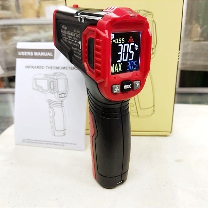 ✨COD Infrared Thermometer Aditeg At-380  Max 550 Derajat C  Terbatas