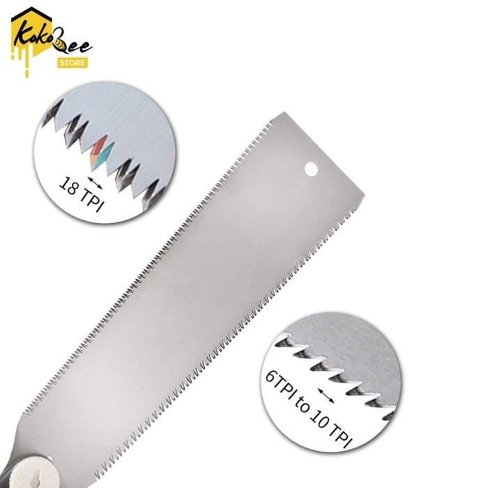 Gergaji Jepang Ryoba Dua Sisi 10 Inch - Japanese Handsaw Double Edge