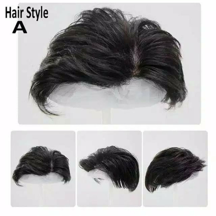 Terbaru Toupee Pria Rambut Asli Promo Terlaris