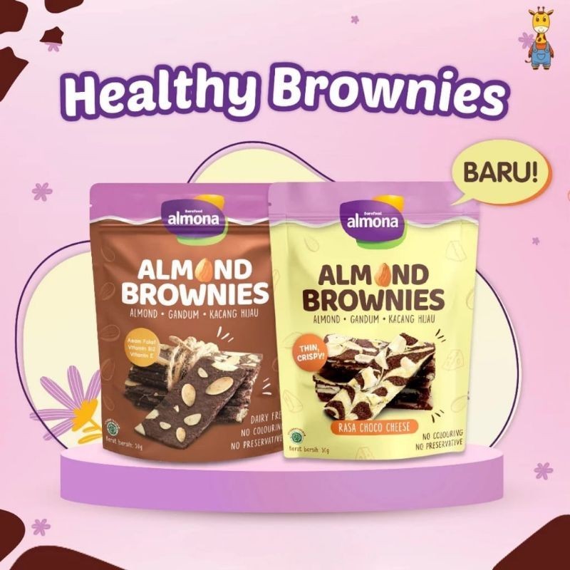 

ALMONA Almond Brownies