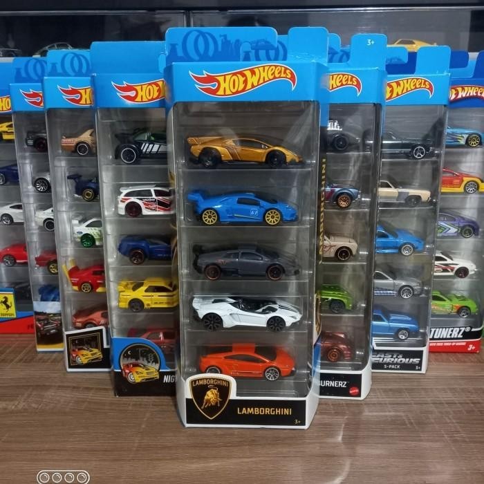 HOT WHEELS GIFT PACK LAMBORGHINI ISI 5 PCS