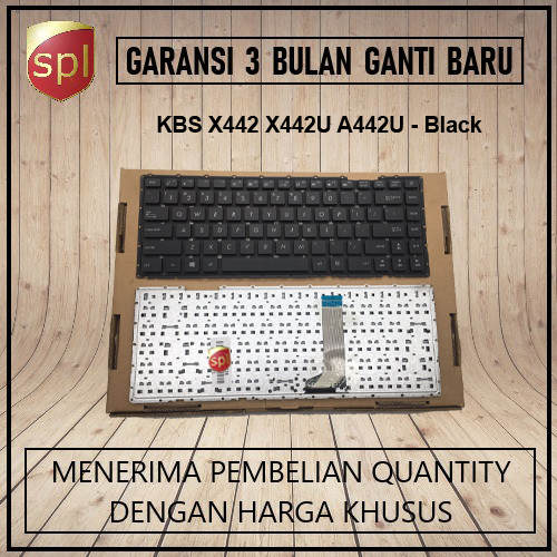 Keyboard Laptop Asus A442 A442U X442 X442U Black