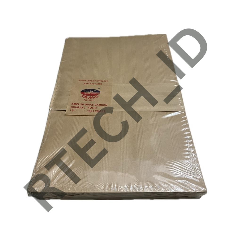 

TIO AMPLOP COKLAT FOLIO / F4 AIRMAIL ISI 100 TERLARIS