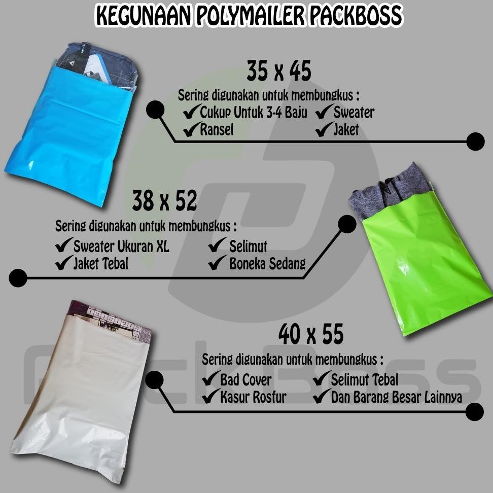 

TIO 25x35 UNGU LILAC SEMI PREMIUM POLYMAILER PACKAGING ONLINE ADA PEREKAT TERLARIS