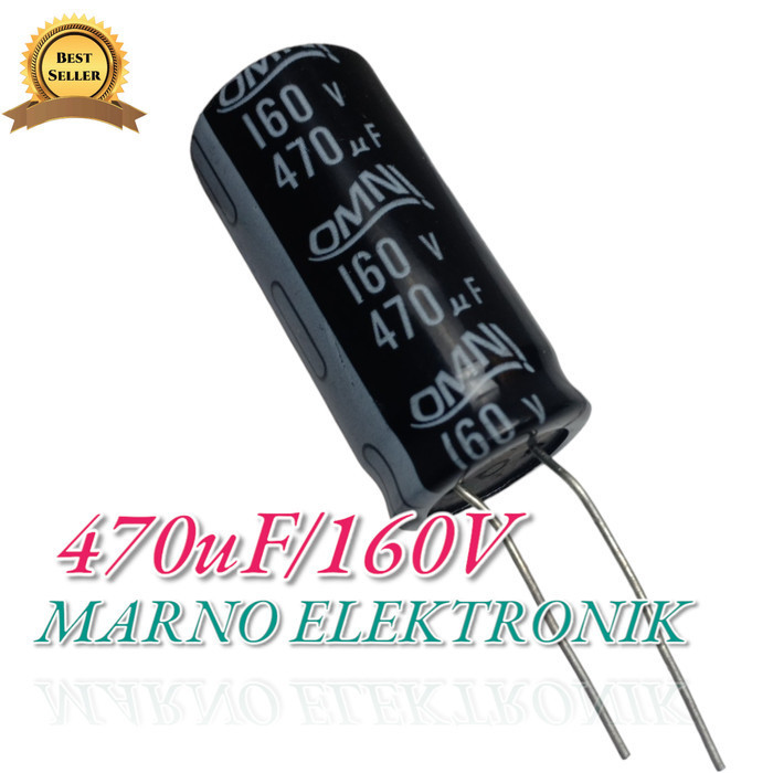 Elco Capasitor 470Uf 160V 470 Uf 160 V 470 Mikro Micro Kapasitor Volt Best