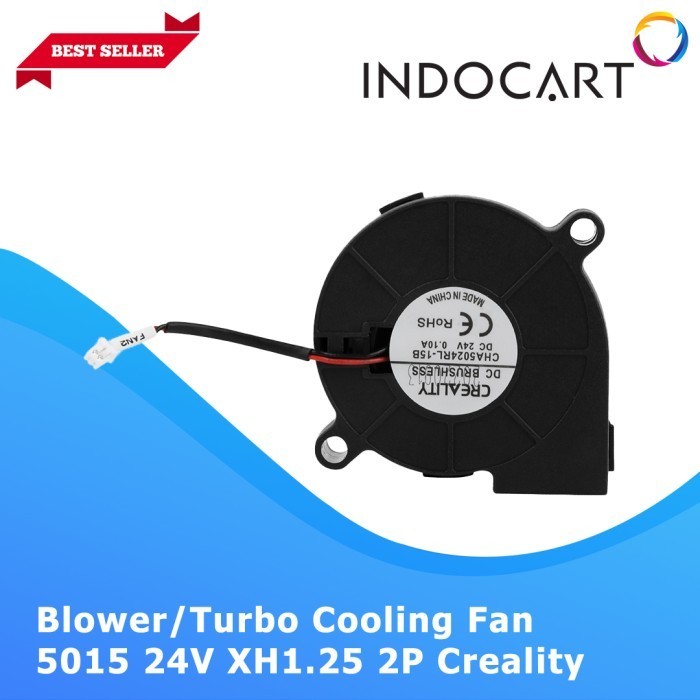 Indocart 3D Printer Parts Creality Blower/Turbo Cooling Fan 5015 24V Best