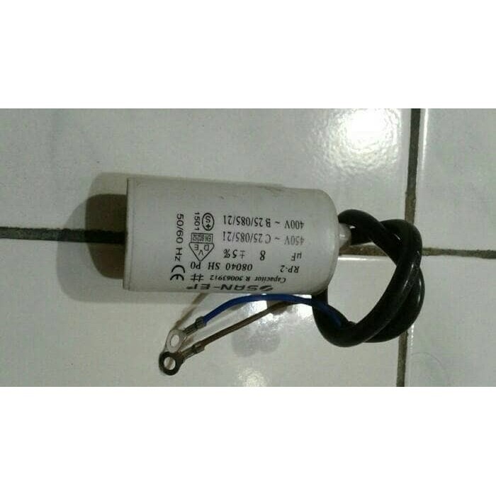 Kapasitor Mesin Air 8 Uf/Kapasitor Mesin Pompa Air/Dab/Matajet Best