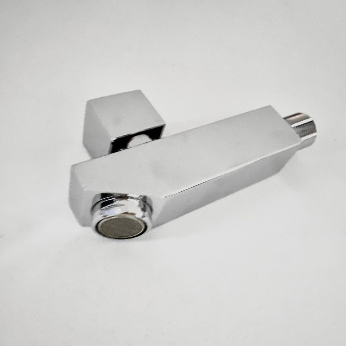 Kran Tembok Kotak Minimalis 8009-Keran Air Wudhu Taman Tebal Unik Bras Best