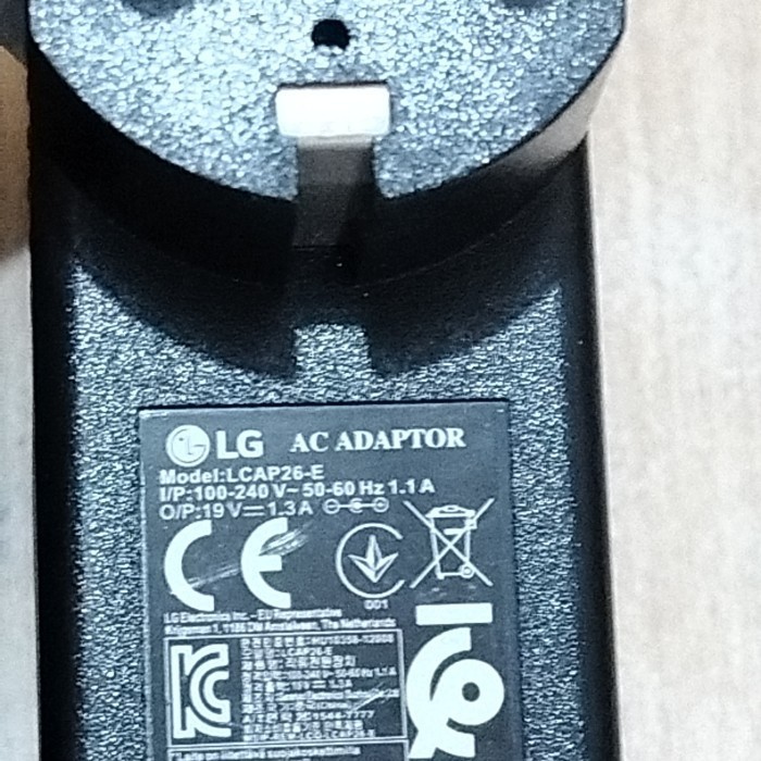 Adaptor Lcd / Led Monitor Lg 19V 1.3A Korea Best