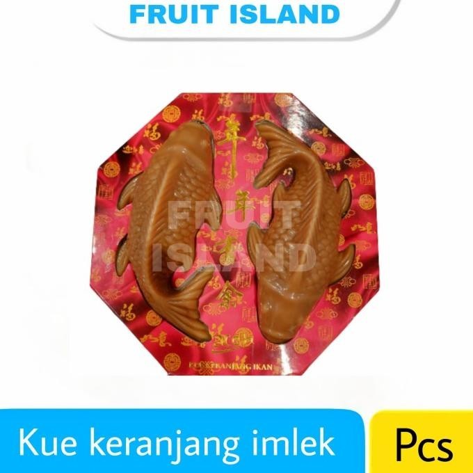 

New Kue Keranjang Imlek Bentuk Ikan Koi | Dodol Cina Nian Gao Hexagonal Terbaik