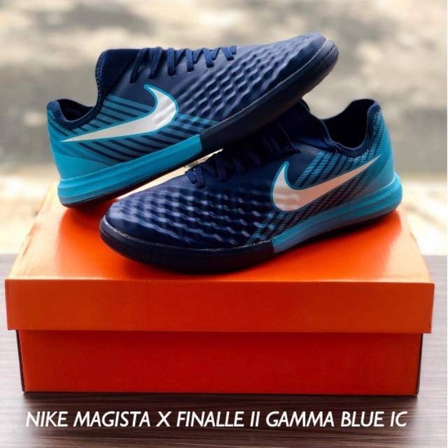 [MAD SPORT] Sepatu Futsal Magista X Finale II Gamma Blue IC