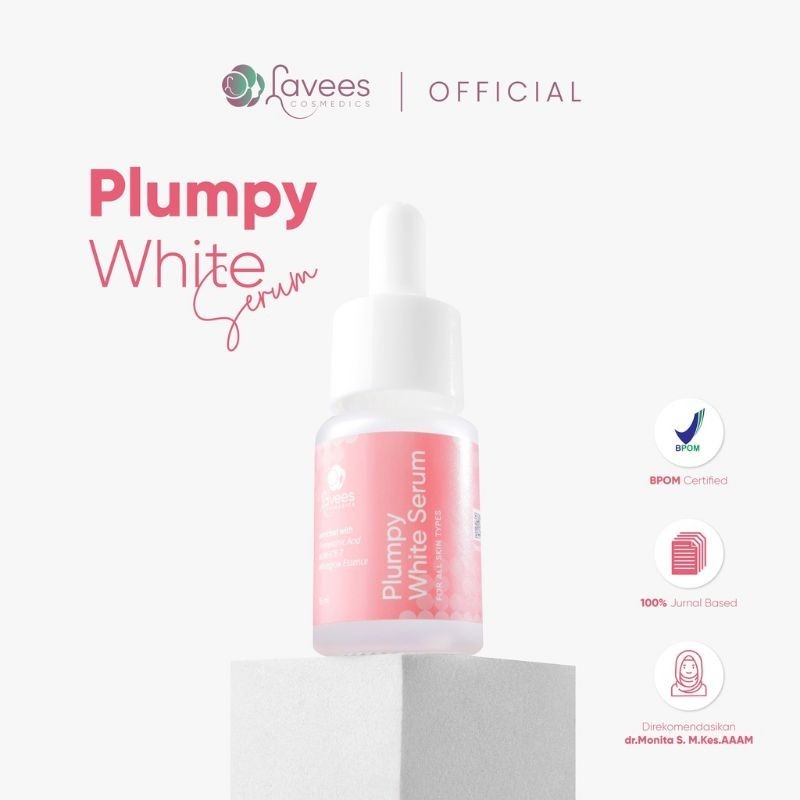(BISA COD) Lavees Cosmedics - Plumpy White Serum | Rekomendasi dr Monita | Dark Spot Serum Treatment