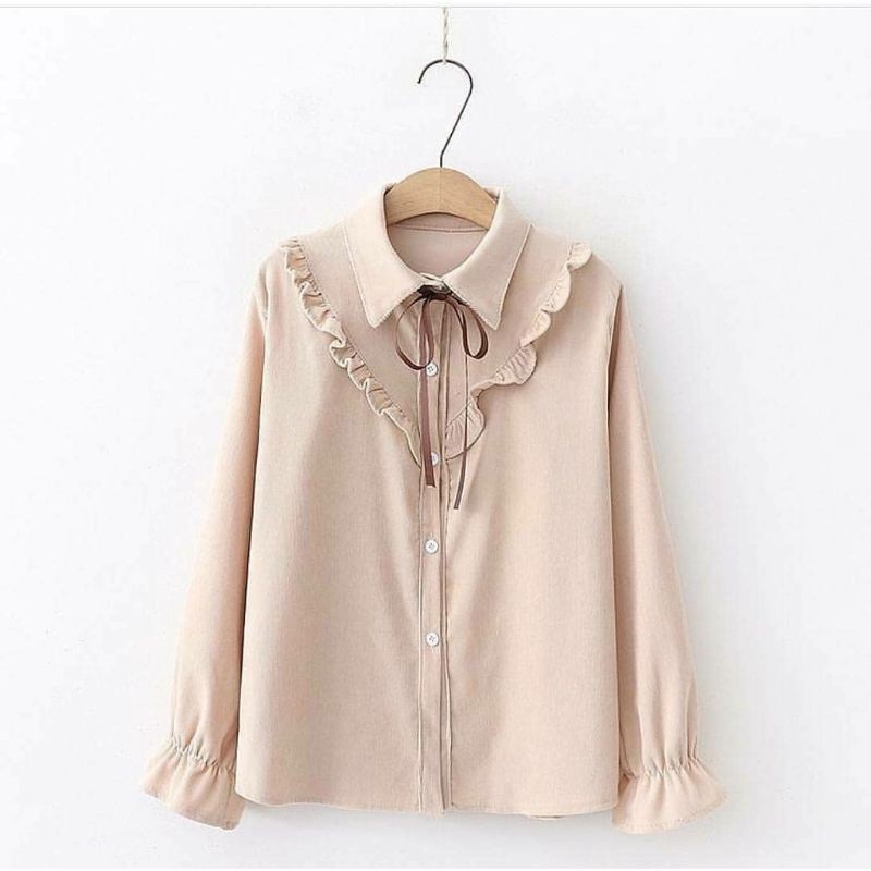 [GET IT QUICKLY] BbBggs Calya Blouse Anak Baju Atasan Anak Perempuan Umur 1 Sampai 12 Tahun 1 2 3 4