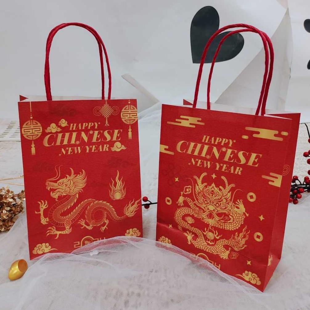 

TRY Giftbox Imlek Naga - Paperbag Dragon Kotak Kado Chinese New Year GB226 TERLARIS