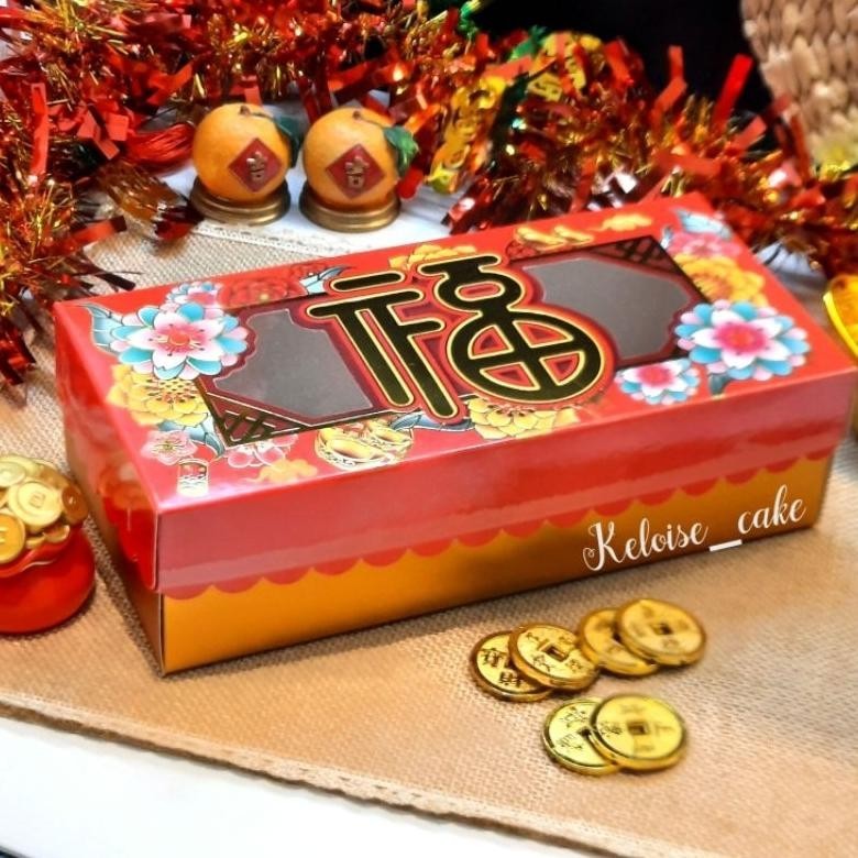 

TRY ( isi 3 pcs / @ 7.500 ) BOX/DUS CHINESE NEW YEAR/IMLEK UKR 25 X 12 X 7 TERLARIS