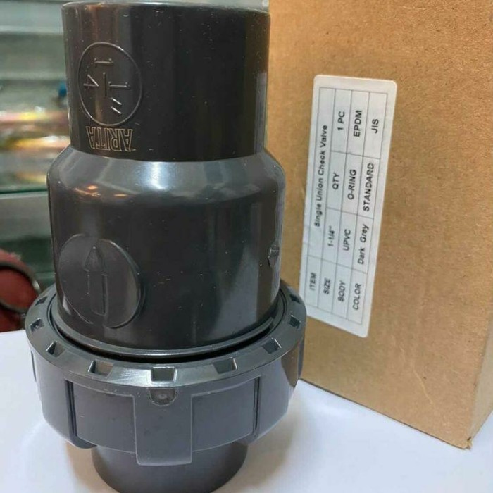 ✨New Ori Check Valve Pvc / Ball Single Watermur 2  Inchi Dn 50 Berkualitas