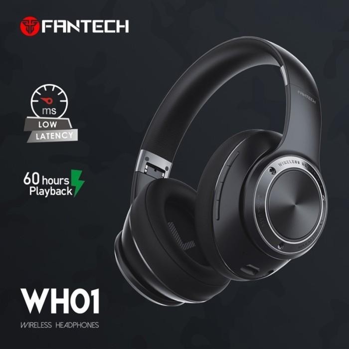 NEW HEADPHONE BLUETOOTH WIRELESS FANTECH WH01 - HEADSET FANTECH WH-01