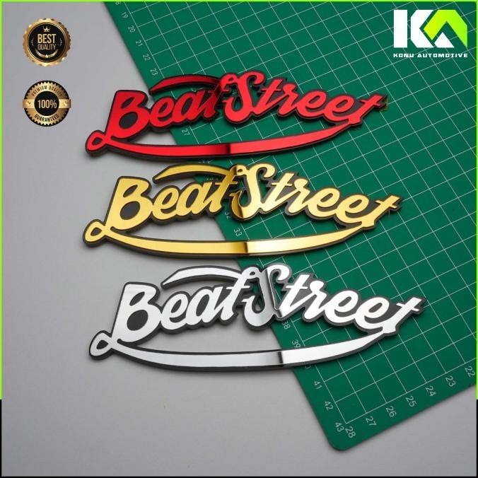 Promo Emblem Beat Street Stiker Beat Street Emblem Motor Sticker Timbul 3D