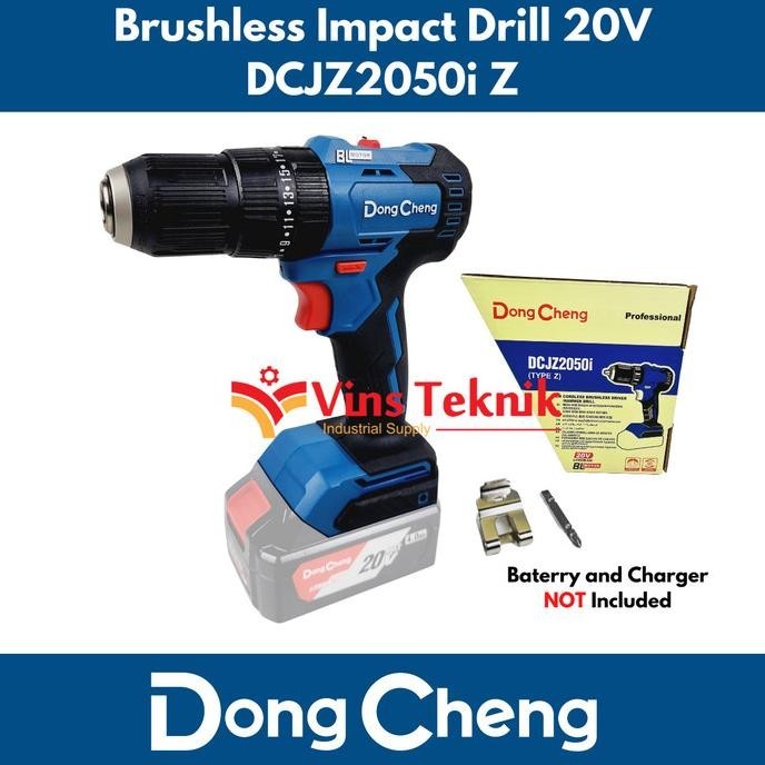 Mesin Bor Baterai Cordless Impact Drill Dcjz2050I Dongcheng Dcjz2050 Z