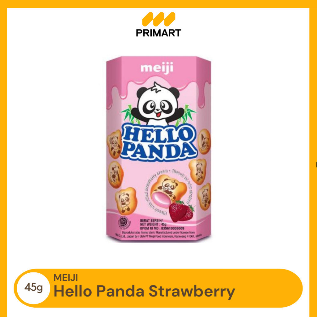 

Meiji Hello Panda Strawberry Biskuit Bersalut 45gr