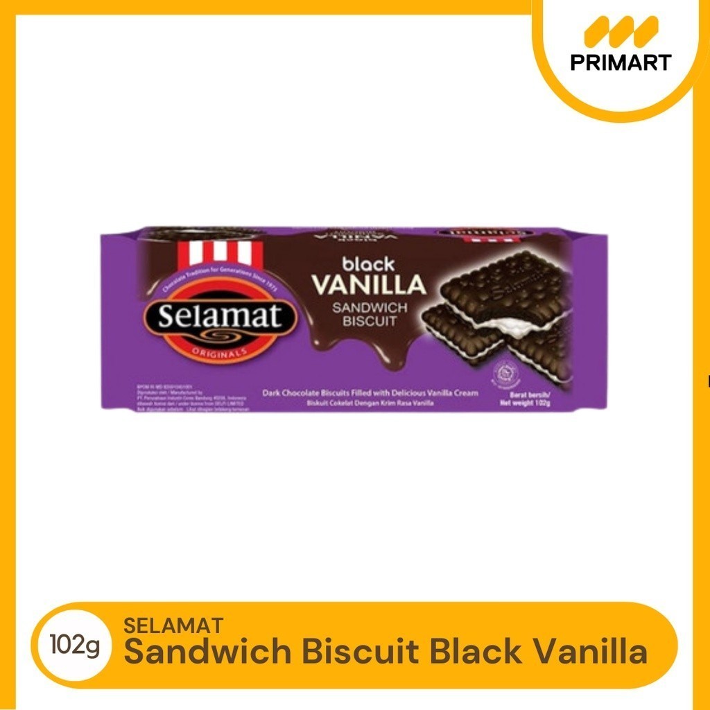 

Selamat Biskuit Krim Black Vanilla 102 gram