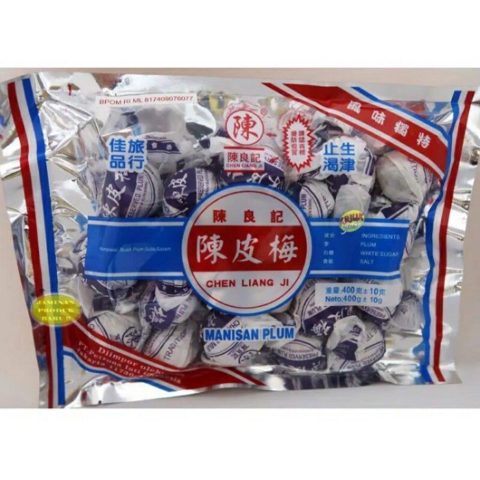 

Mazin - Manisan Buah Plum Manisan Kering Chen Liang Ji (Merah) Makanan Imlek