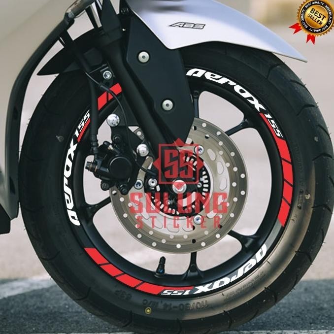 *Sale* Cutting Sticker Stiker Velg Motor Yamaha Aerox 155 Aksesoris Variasi